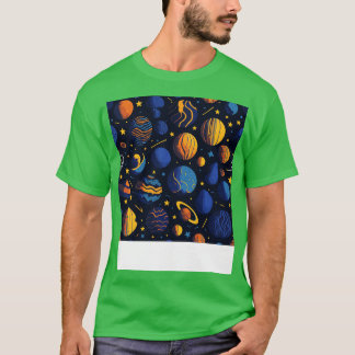 Design des SternenNachtplaners für den Weltraum T-Shirt