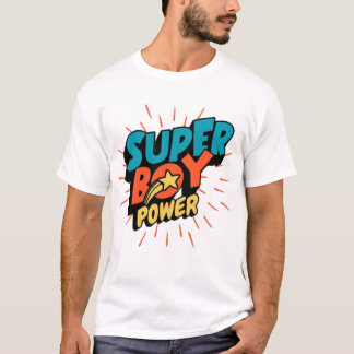 Design des Super Boy Power T - Shirt
