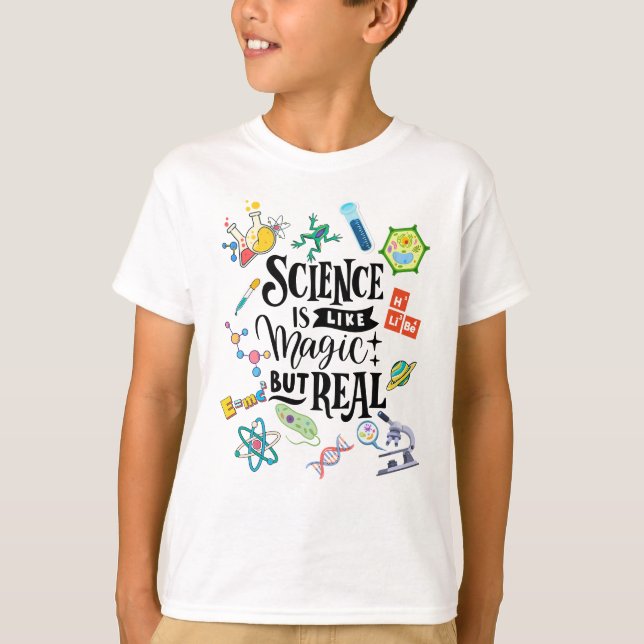 Design des T - Shirt Kids STEM (Vorderseite)