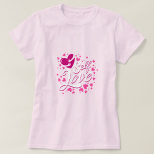 Design des T - Shirt selbst-Liebe - lebendig und i