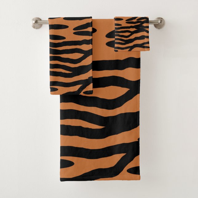 Design des Tiger-Skins Badhandtuch Set (Insitu)