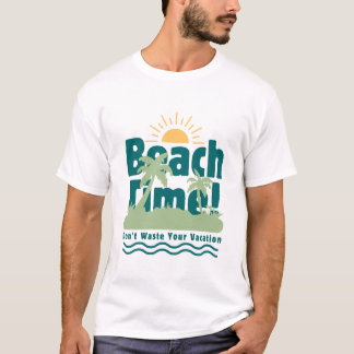 Design des tropischen Strandurlaubs T-Shirt