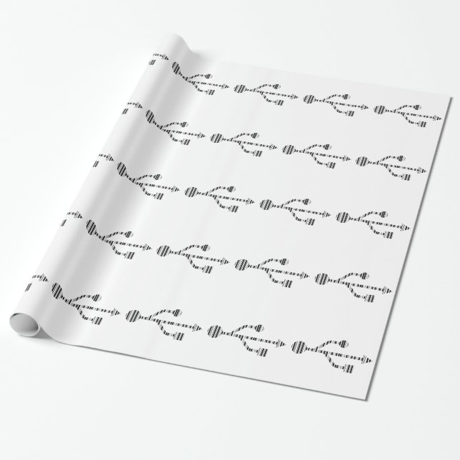 Design des USB LOGO BAR CODE-Computermusters Geschenkpapier (Ungerollt)