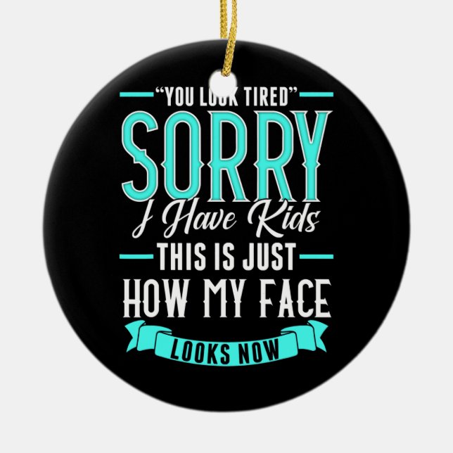 Design des Vaters für die Elternschaft von Inspiri Keramik Ornament (Vorne)