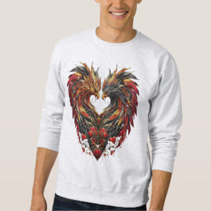 Design des verzauberten Drachenglases Sweatshirt