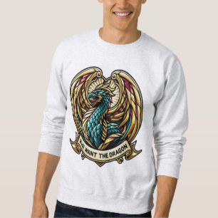 Design des verzauberten Drachenglases Sweatshirt