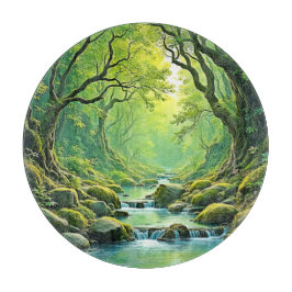 Design des verzauberten Waldschlammes Schneidebrett