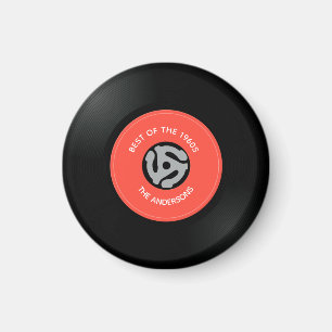 Design des Vinyl Record Single Magnet