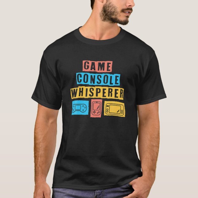 Design des Whispercontroller-Spielkonsolen T-Shirt (Vorderseite)