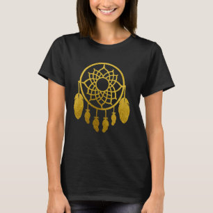Design-Designation für Gold Dream Catcher T-Shirt