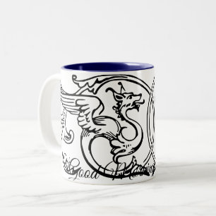 Design Dragon Coffee Mugs Zweifarbige Tasse