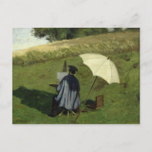 Design Dubois Painting in the Open Air, c.1852 Postkarte
