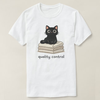 Design einer Katze zur Qualitätskontrolle der Wäsc T-Shirt
