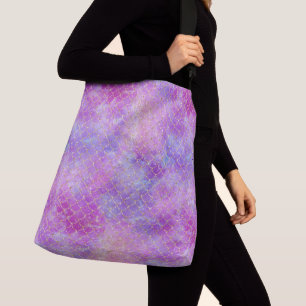 Design einer Meerjungfrau-Galaxie-Serie 8 Tragetaschen Mit Langen Trägern