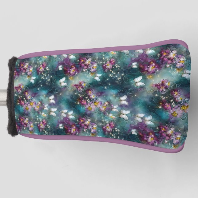 Design einer mystischen Schmetterlingsreihe 11 Golf Headcover (Vorderseite)