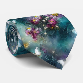 Design einer mystischen Schmetterlingsreihe 11 Krawatte