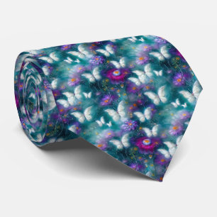 Design einer mystischen Schmetterlingsreihe 9 Krawatte