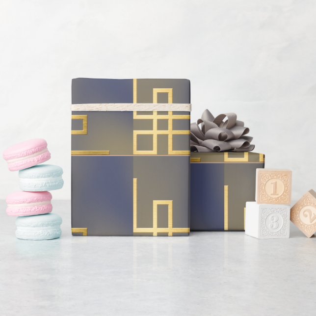 Design elegante e raffinato geschenkpapier (Babyparty)
