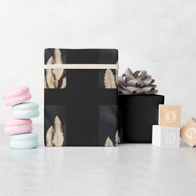 Design elegante e raffinato geschenkpapier (Babyparty)