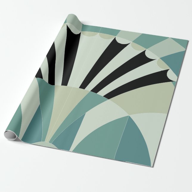 Design-Element für Vintage Kunstdekoration Geschenkpapier (Ungerollt)