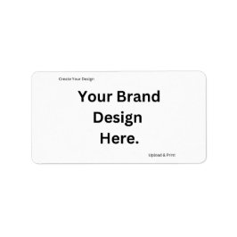 Design erstellen und Rücksendeadresse-Etikett druc Adressaufkleber