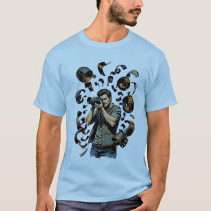 Design für Abenteuerfotografen T-Shirt