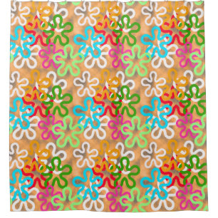 Design für afrikanische Ankara-Muster Duschvorhang