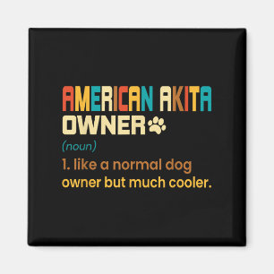 Design für Amerikanischer Akita-Fan - Geschenk für Magnet