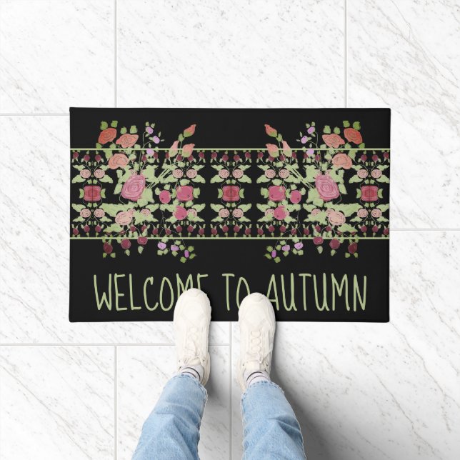 Design für Autumn Floral Fußmatte (Indoor)
