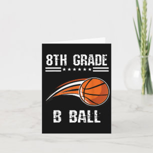 Design für Basketball der 8. Klasse Karte