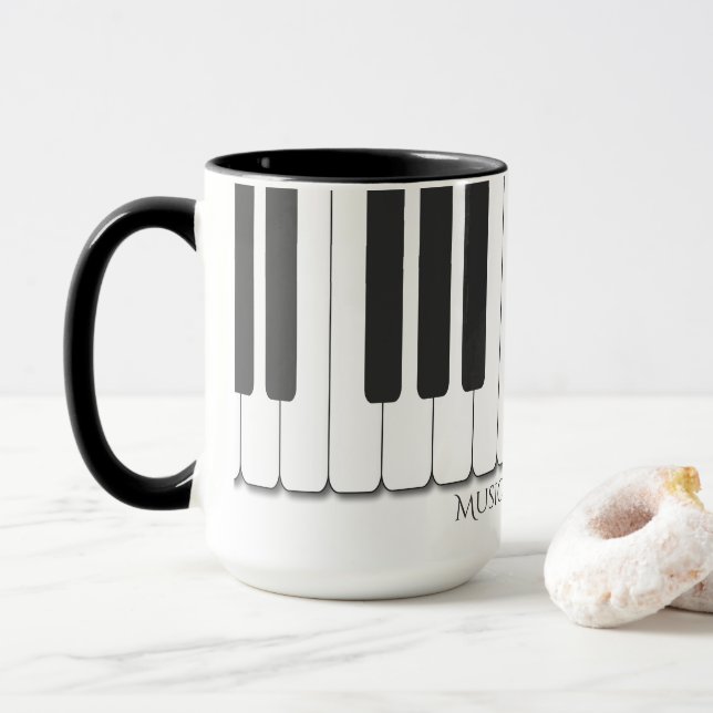 Design für benutzerdefinierte Textebony- und Elfen Tasse (Mit Donut)