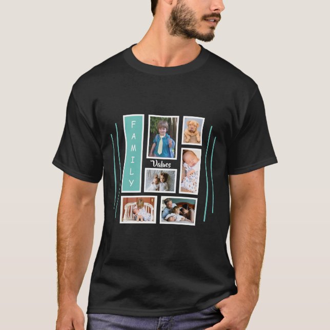 Design für benutzerdefinierte Textfamilie Fotograf T-Shirt (Vorderseite)