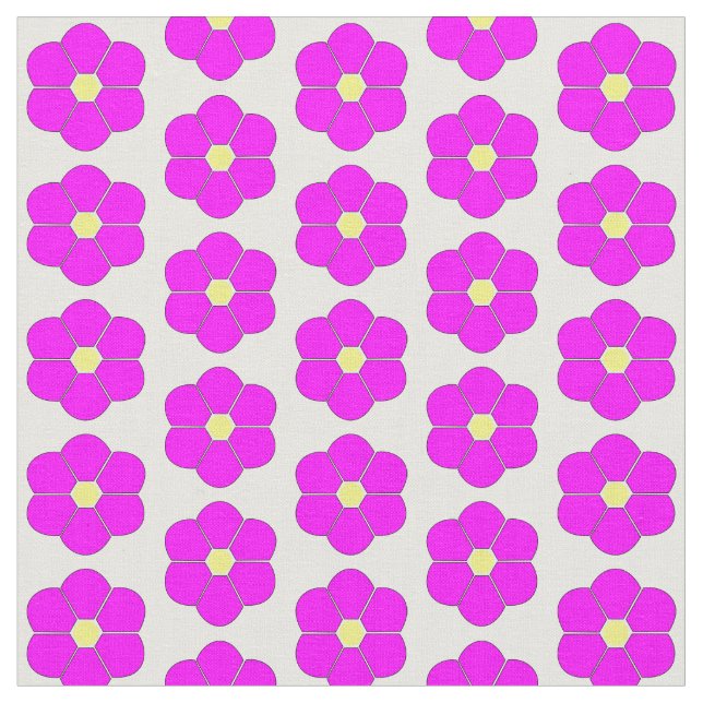 Design für bestimmte rosa Blume Stoff (Nahaufnahme)