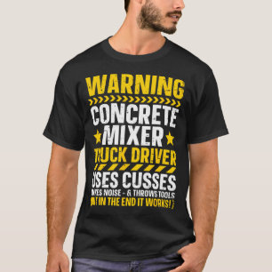 Design für Betonmischwagen für Betonmischer-LKW-Fa T-Shirt