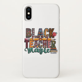 Design für Black TEACHER Magic iPhone Case