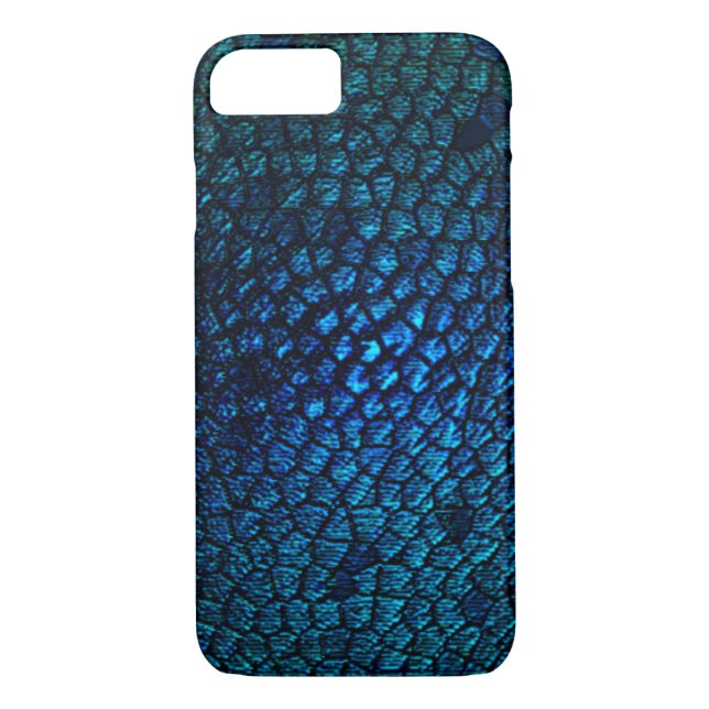 Design für blaue Drachen Case-Mate iPhone Hülle (Rückseite)