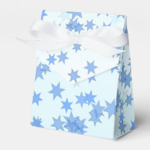 Design für blaue Sterne Geschenkschachtel
