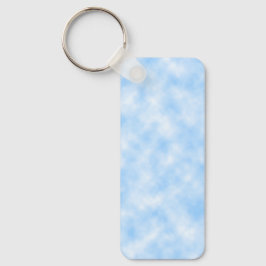 Design für blaue und weiße Wolken Schlüsselanhänger