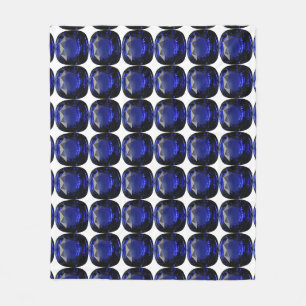 Design für blaues Saphir Fleecedecke