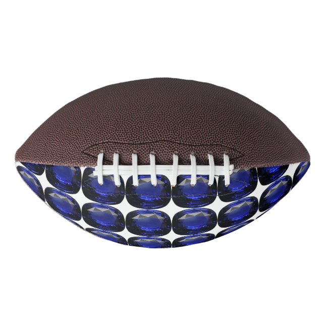 Design für blaues Saphir Football (Vorderseite)
