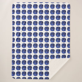 Design für blaues Saphir Sherpadecke