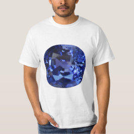 Design für blaues Saphir T-Shirt
