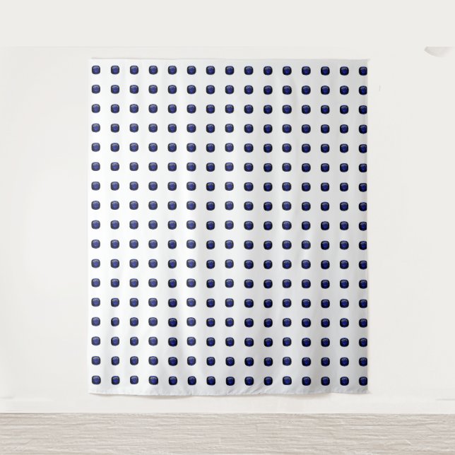 Design für blaues Saphir Wandteppich (Vorderseite)