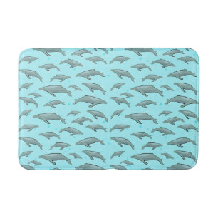 Design für Blauwale Badematte