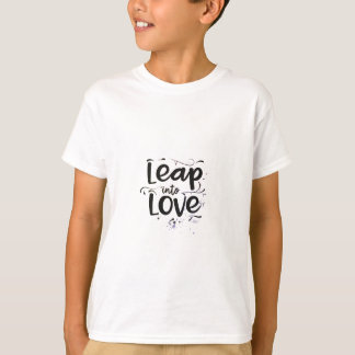 Design für das Bild von "Leap into Love". T-Shirt