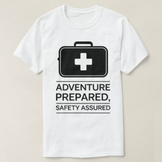 Design für das Outdoor Adventure Safety First Aid T-Shirt