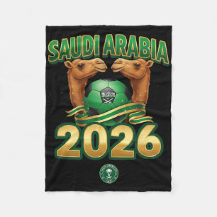 Design für das Saudi-Arabien-Team der Fußball-Welt Fleecedecke