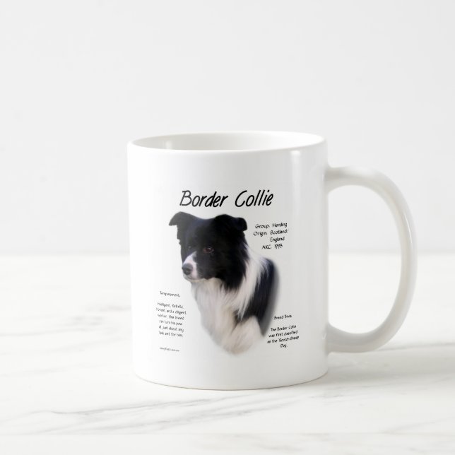 Design für den Verlauf von Border Collie Kaffeetasse (Rechts)