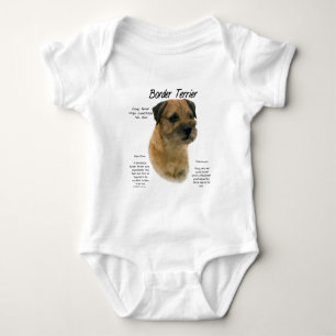Design für den Verlauf von Border Terrier Baby Strampler