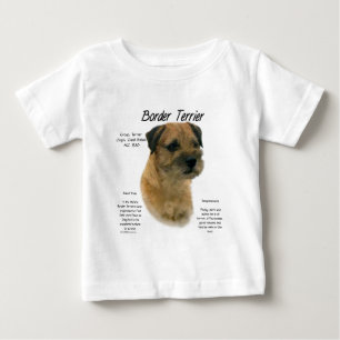 Design für den Verlauf von Border Terrier Baby T-shirt